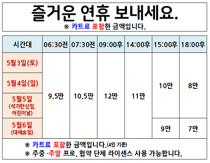 즐거운연휴보내세요(25.05.03~05.06까지)